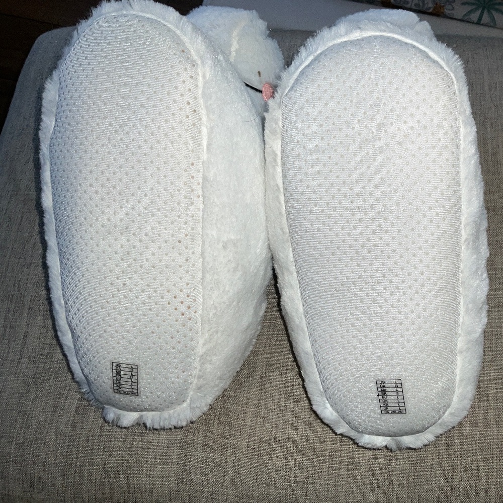 NWT FOREVER 21 PLUSH UNICORN SLIPPERS L - Picture 6 of 7
